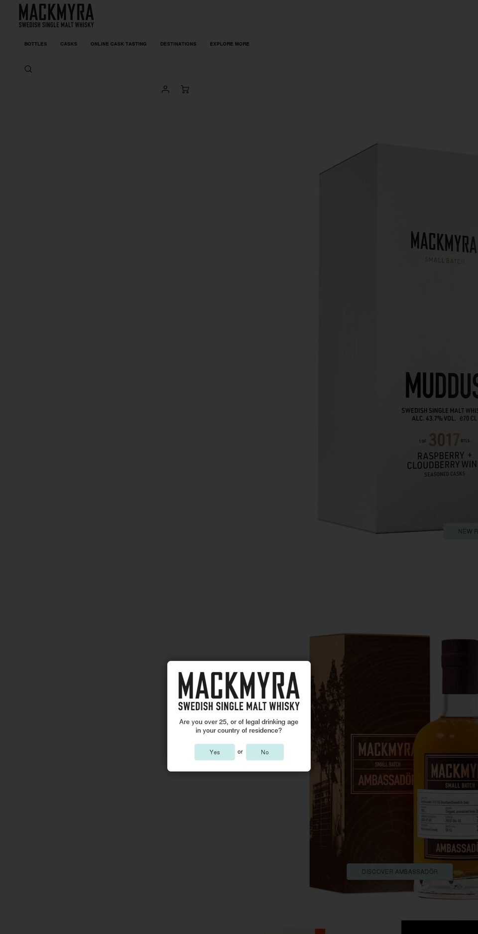 Live Code Feb Shopify theme site example mackmyra.co.uk