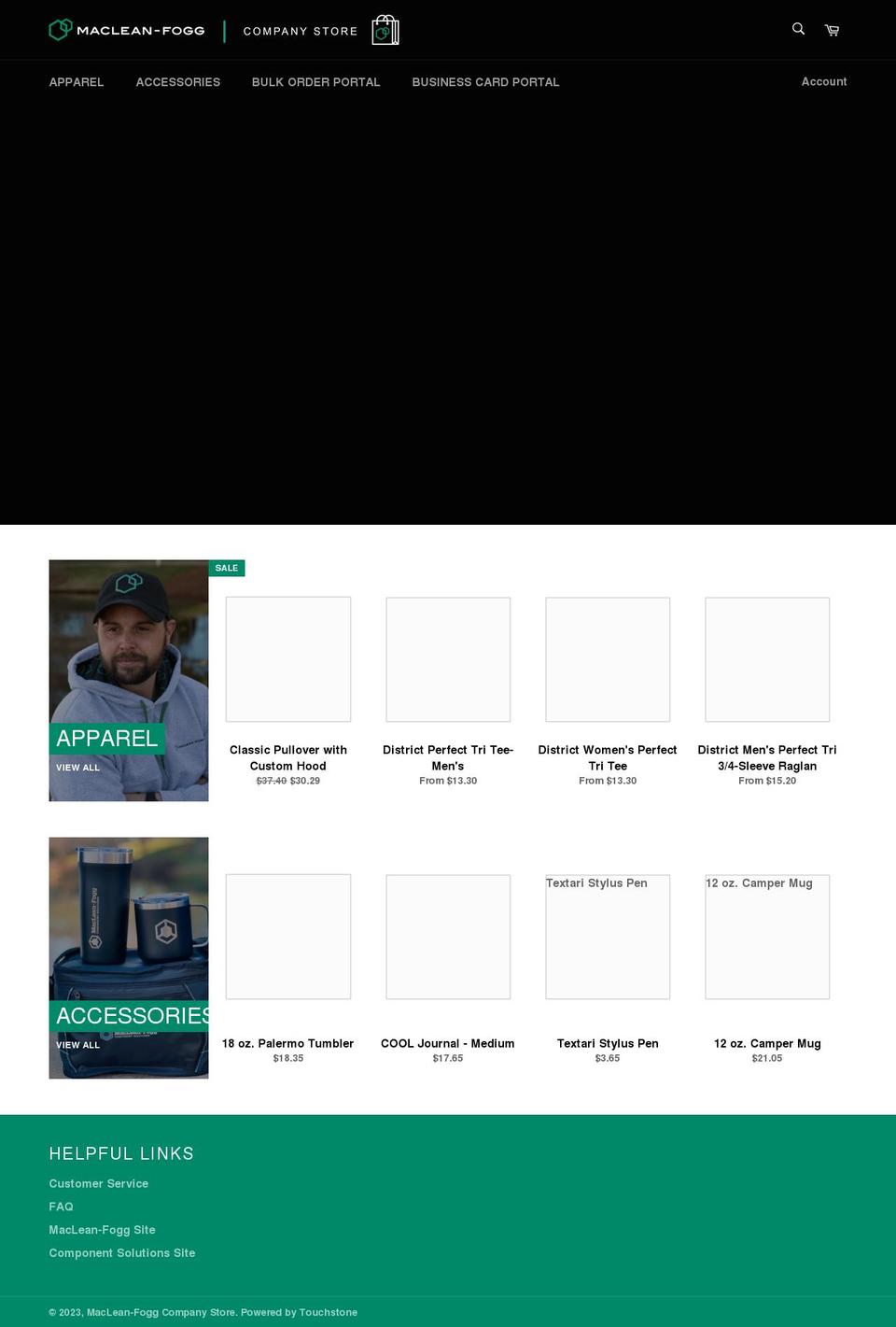 macleanfoggstore.com shopify website screenshot