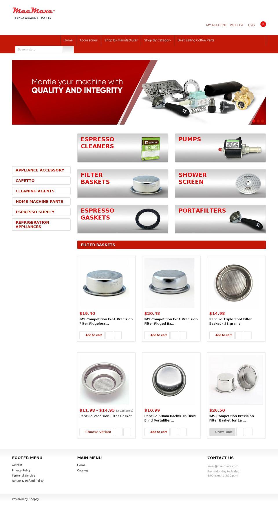 macmaxe.com shopify website screenshot