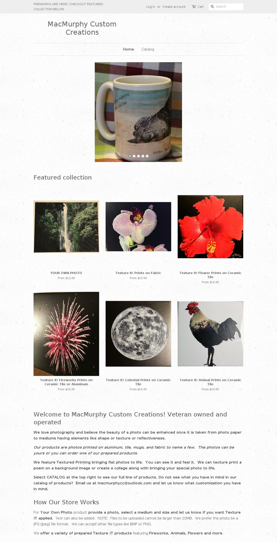 macmurphycc.com — Shopify storefront screenshot
