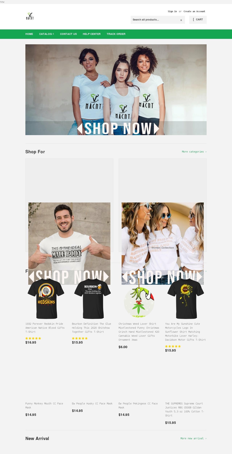 macnystores.com shopify website screenshot