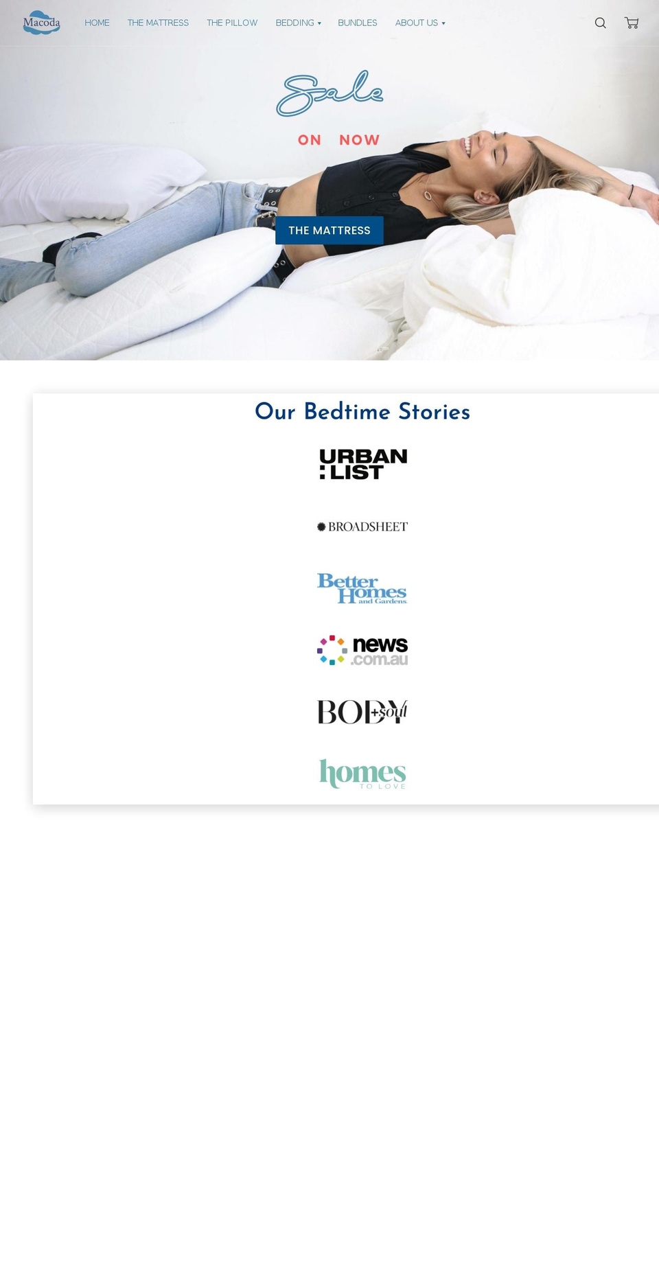 macoda.com.au shopify website screenshot