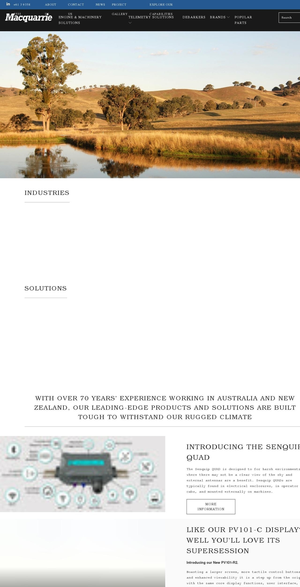 macquarrie.com.au shopify website screenshot