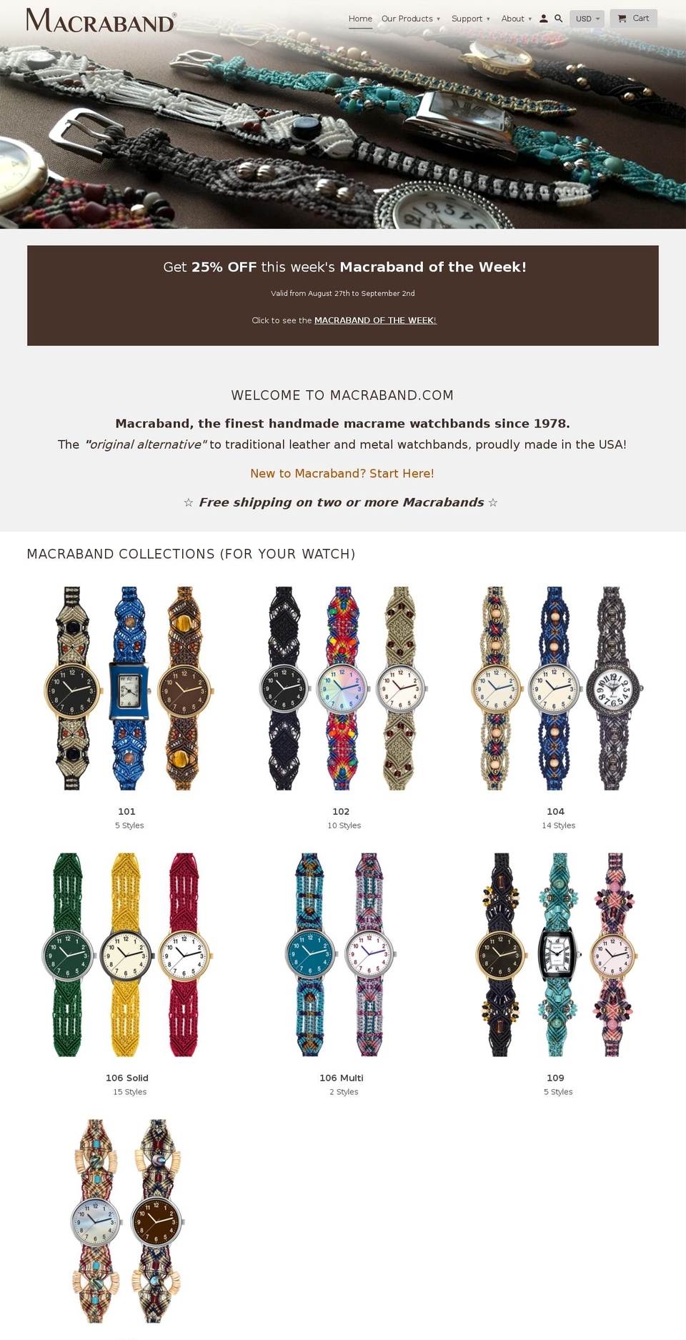 macraband.com — Shopify storefront screenshot