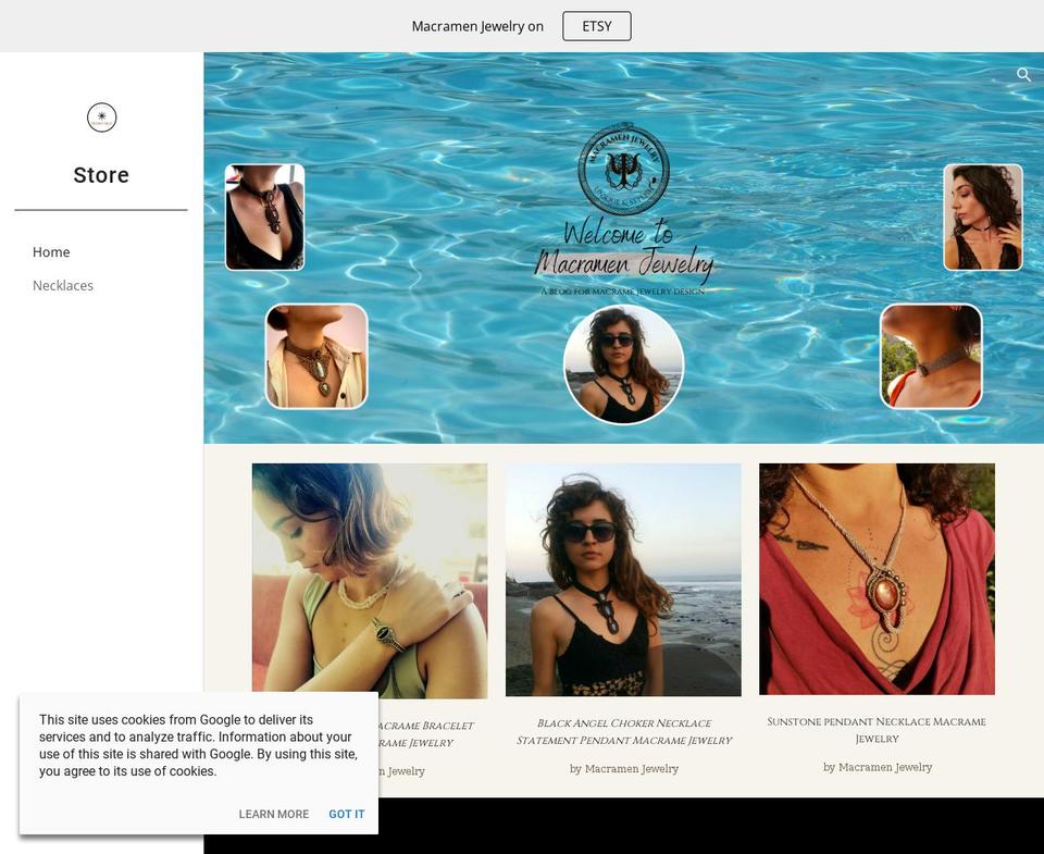 macramen.com shopify website screenshot