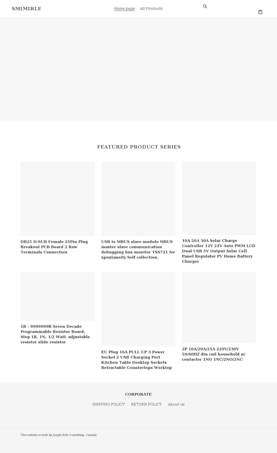macroelect.com shopify website screenshot