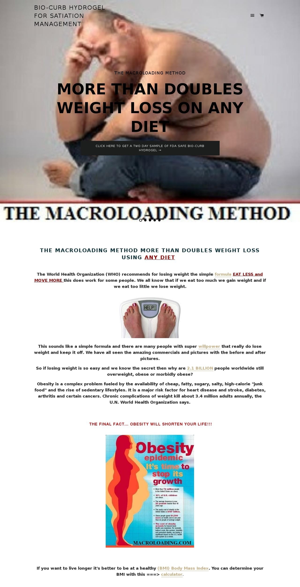 macroloading.com shopify website screenshot