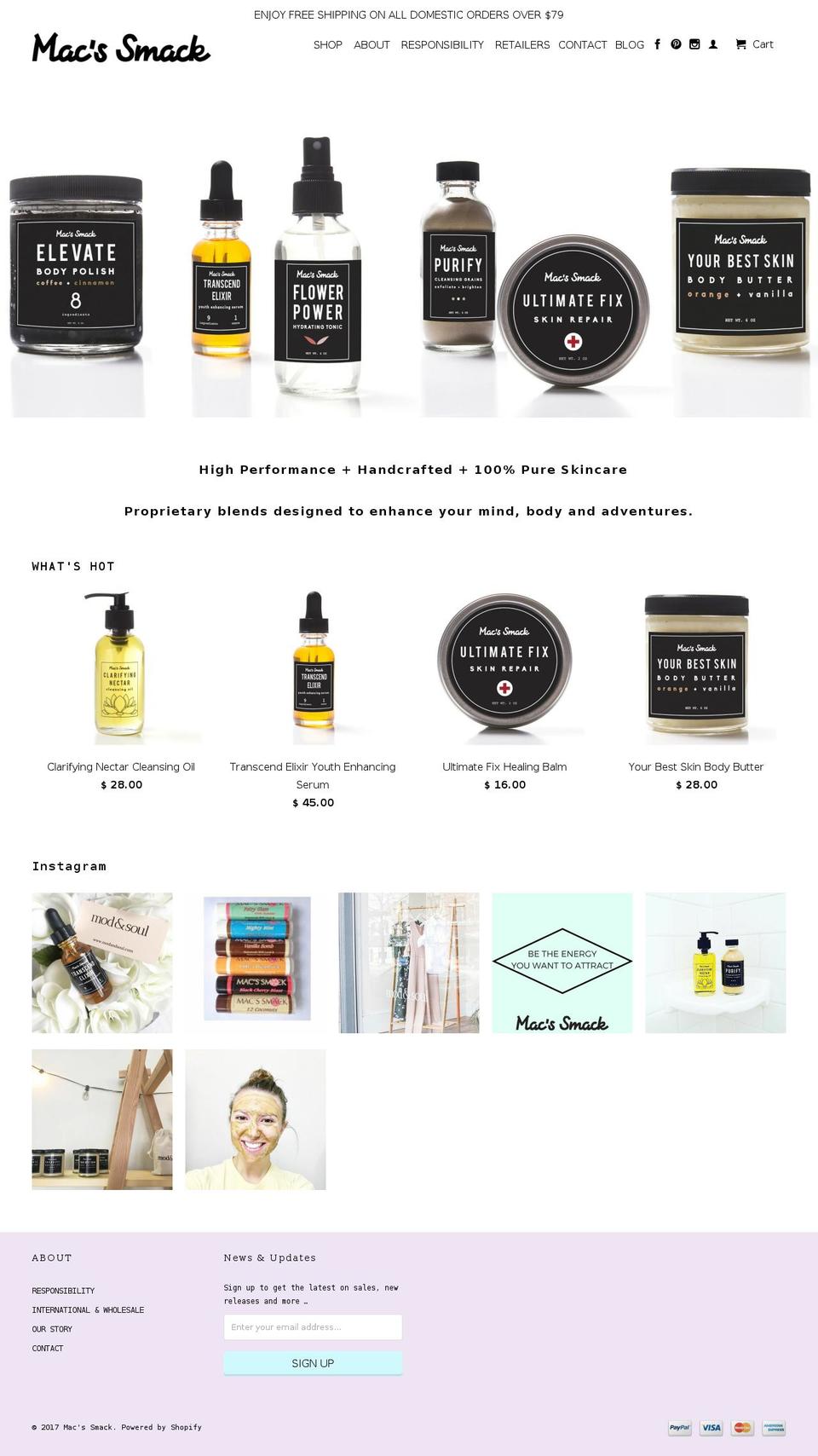 macssmack.com shopify website screenshot