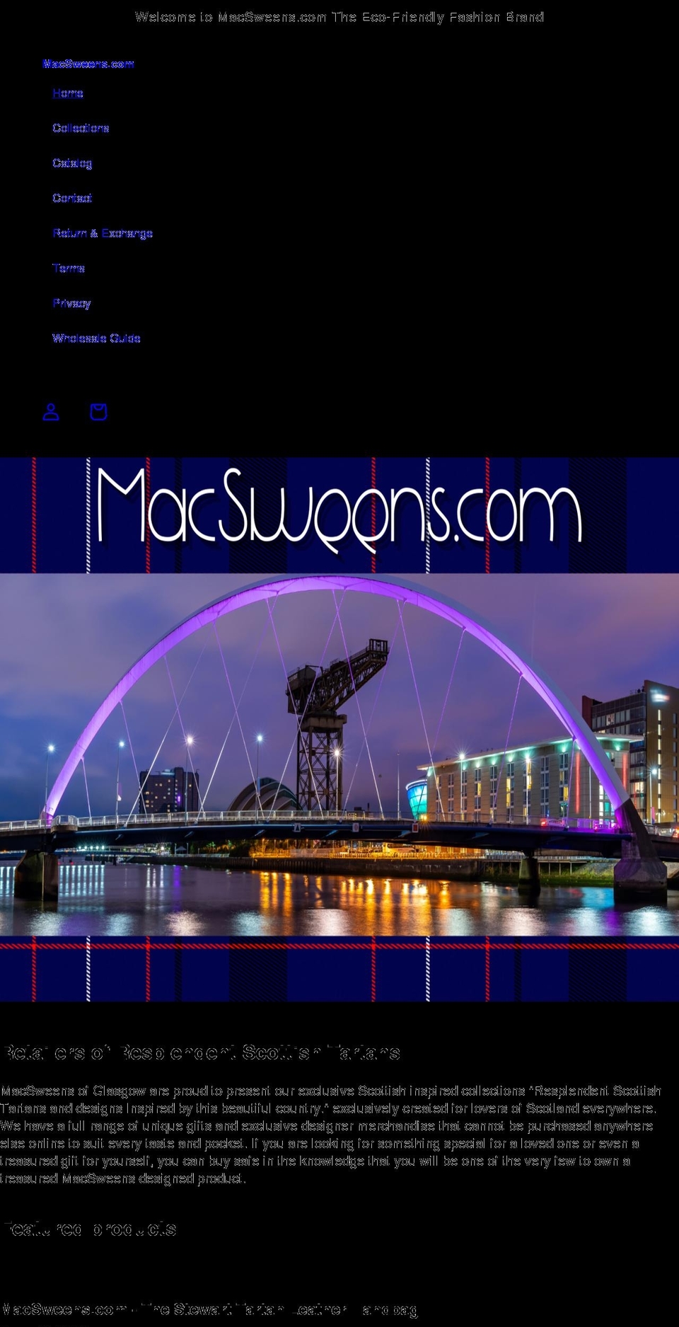 macsweens.com shopify website screenshot