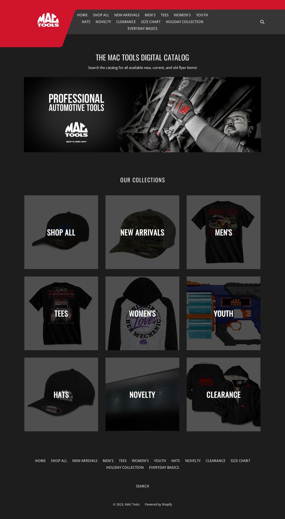 mactoolsgear.com shopify website screenshot
