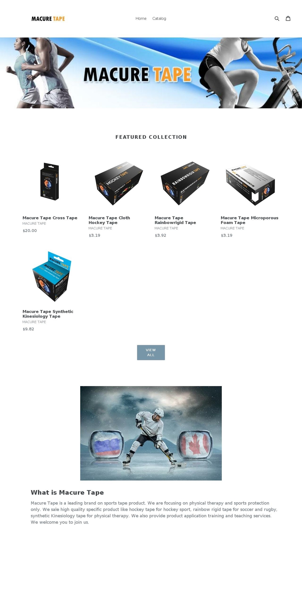 macuretape.com — Shopify storefront screenshot