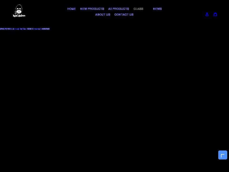 mad-baboon.com shopify website screenshot