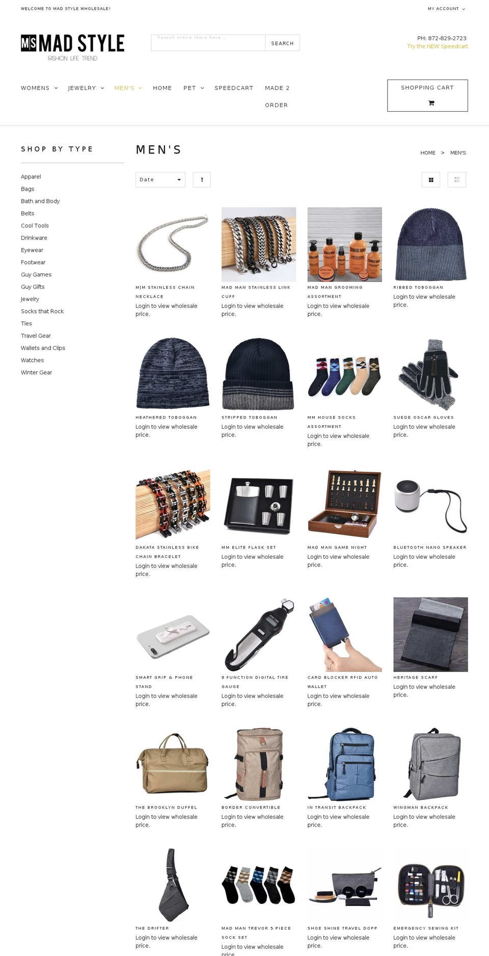 mad-man.com shopify website screenshot