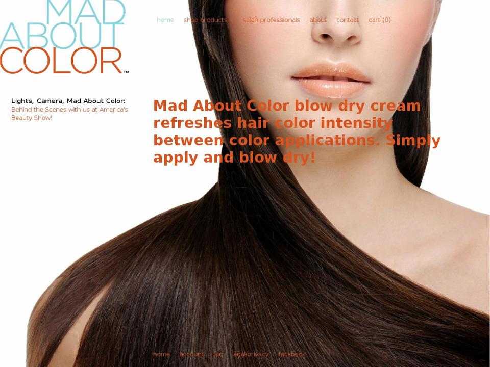 madaboutcolorhair.com — Shopify storefront screenshot