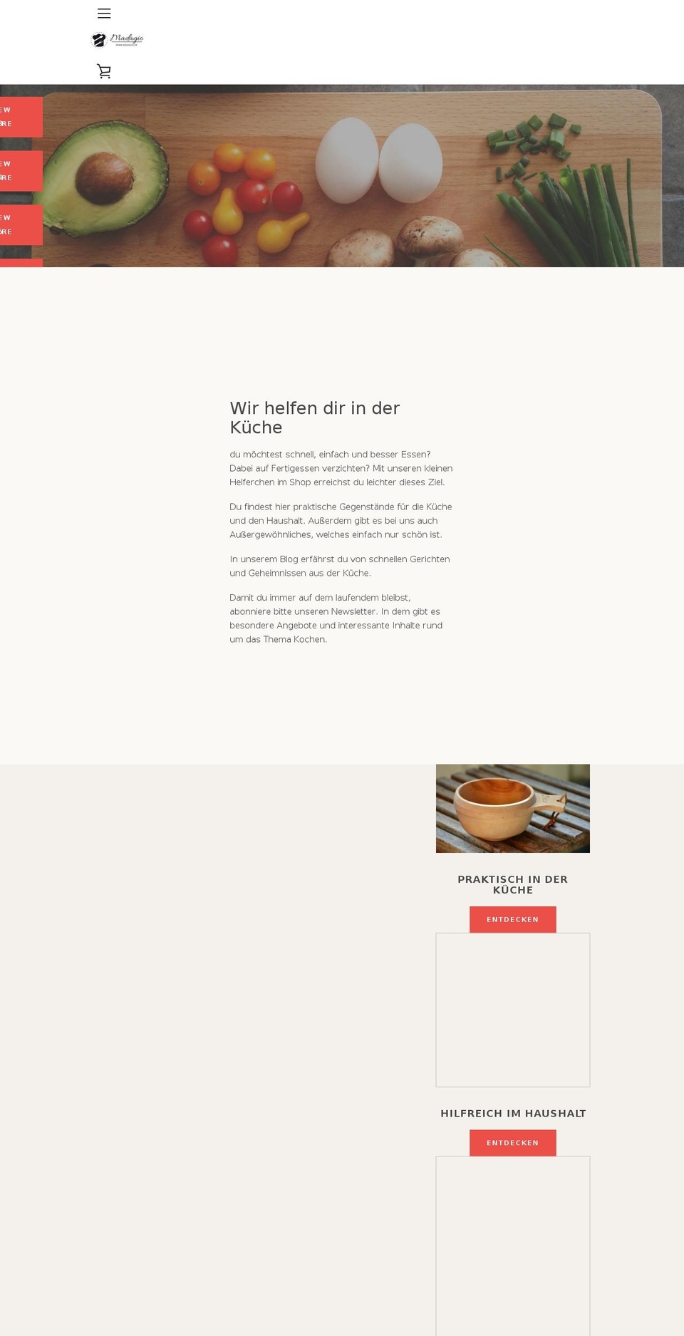 madagio.de shopify website screenshot