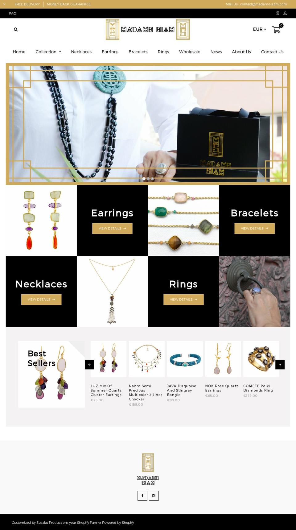 madame-siam.com shopify website screenshot