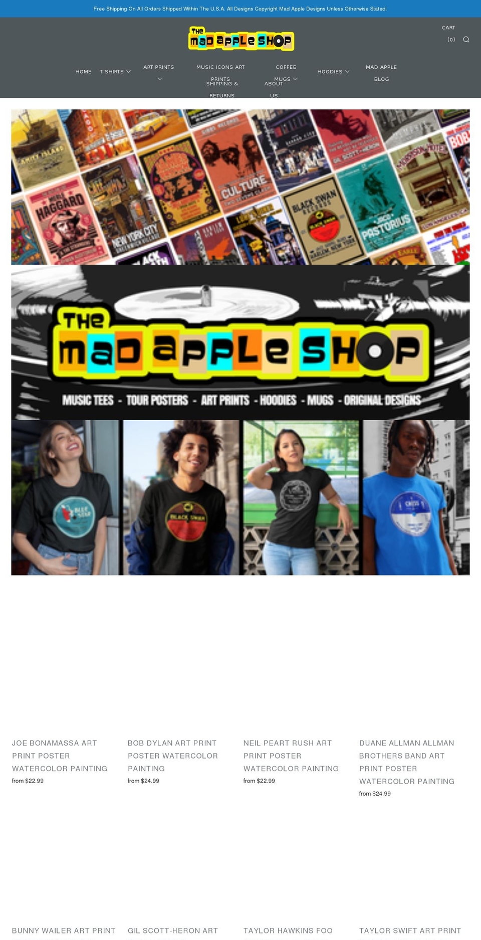 madappleshop.com shopify website screenshot