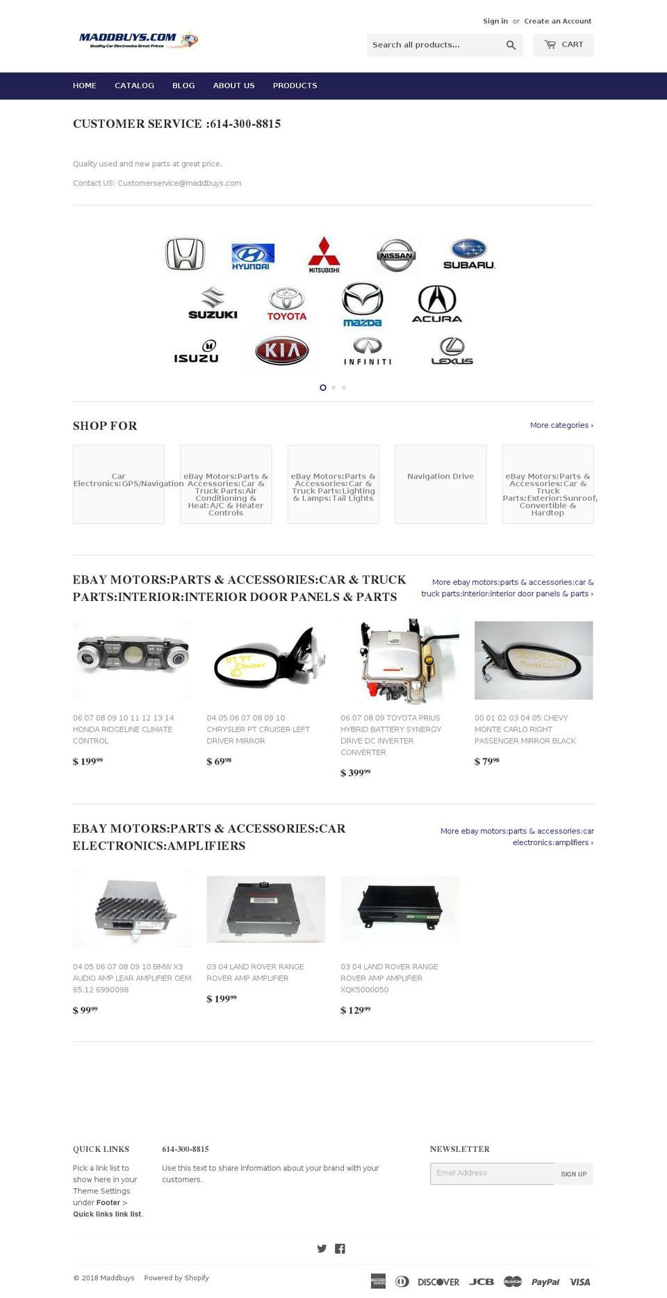 maddbuys.net shopify website screenshot