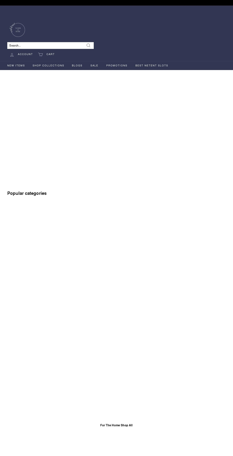 maddiandrose.com shopify website screenshot