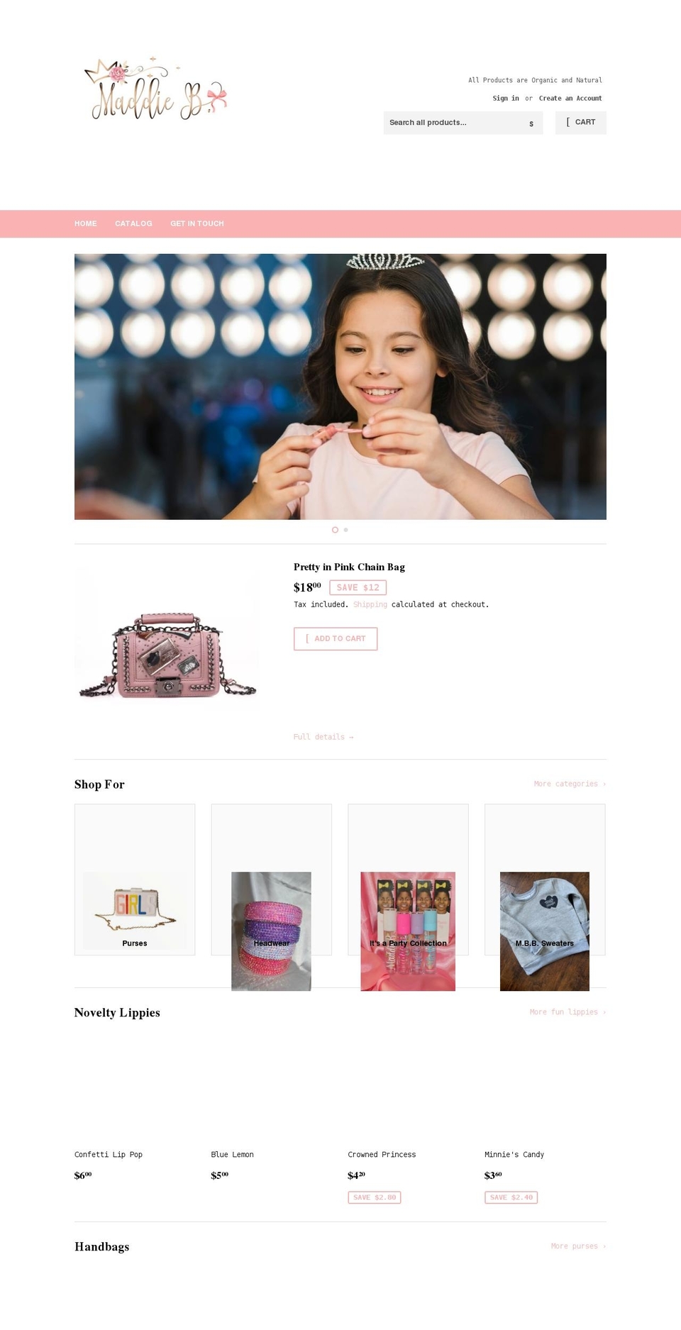 maddiebboutique.com shopify website screenshot