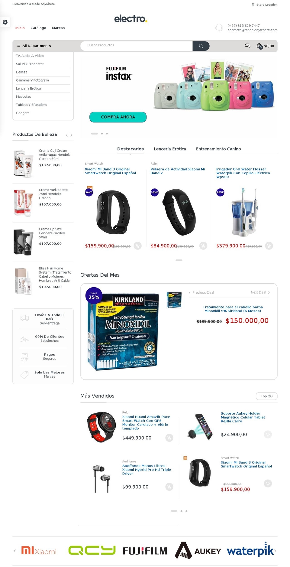 ELECTRO - GADGETS \u0026 DIGITAL RESPONSIVE SHOPIFY TH Shopify theme site example made-anywhere.com