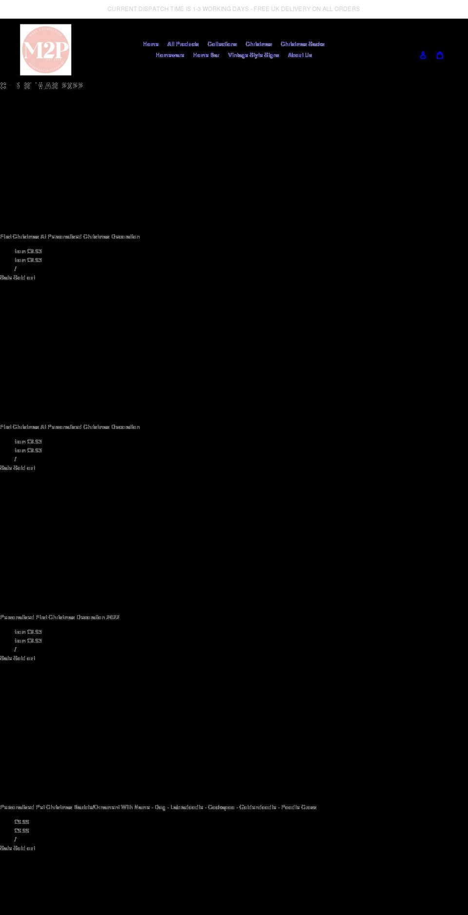 made2perfection.co.uk shopify website screenshot