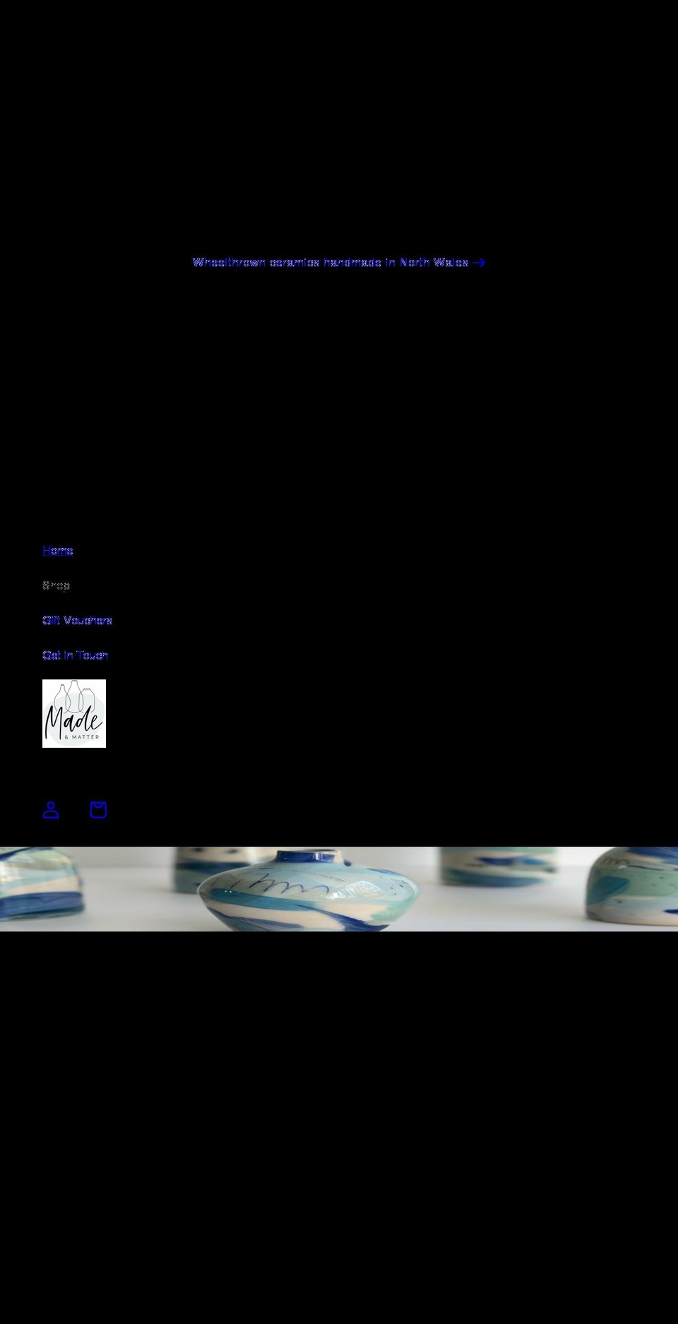 madeandmatter.com shopify website screenshot