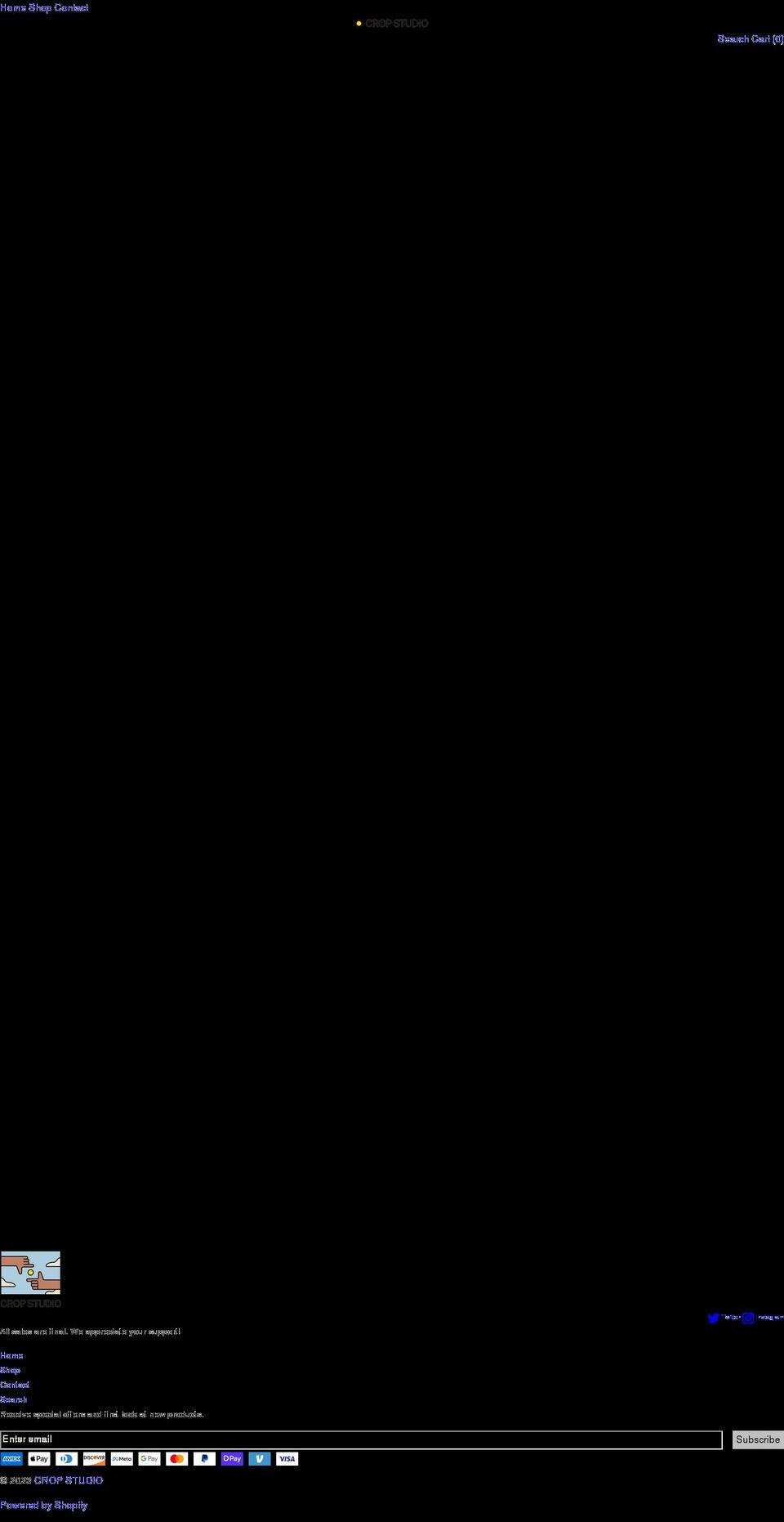 madebycrop.com shopify website screenshot