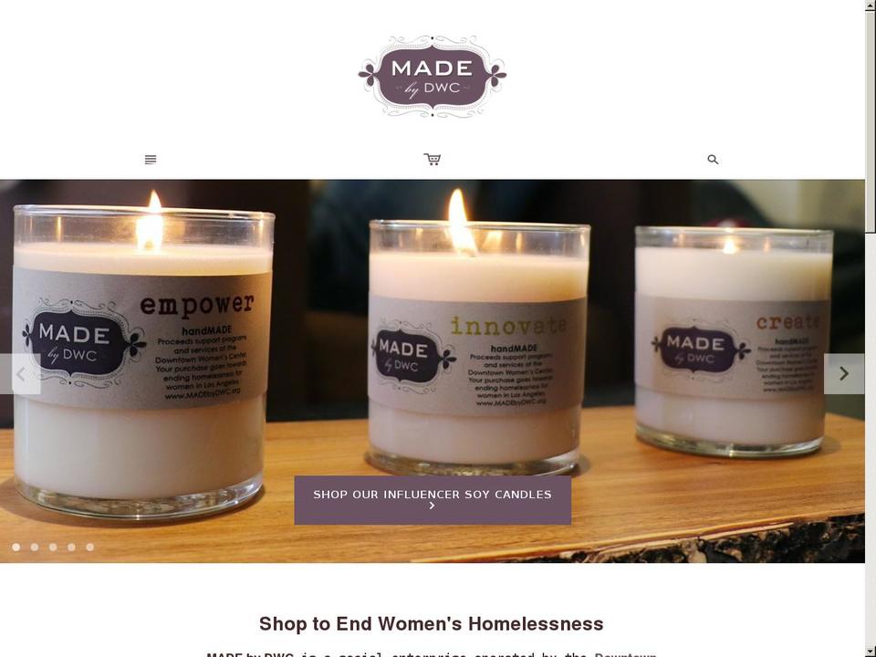 madebydwc.com — Shopify storefront screenshot
