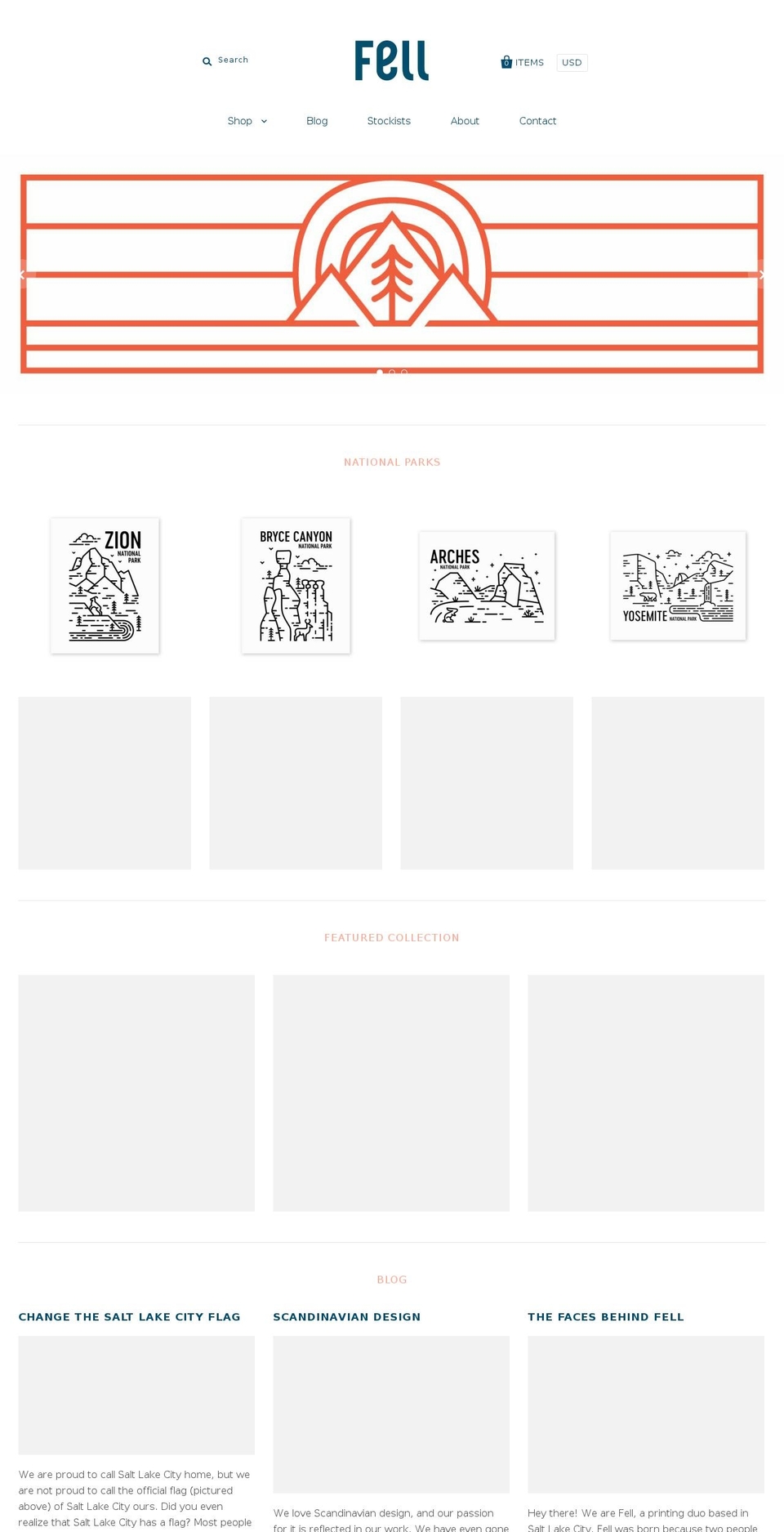 madebyfell.com — Shopify storefront screenshot