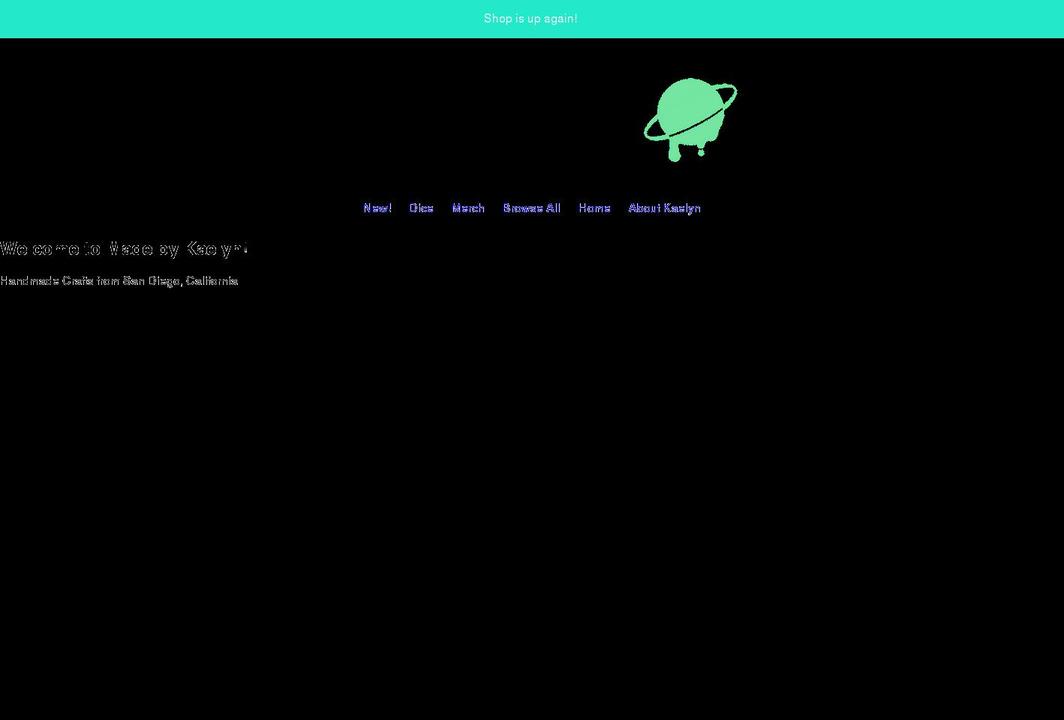 madebykaelyn.com shopify website screenshot