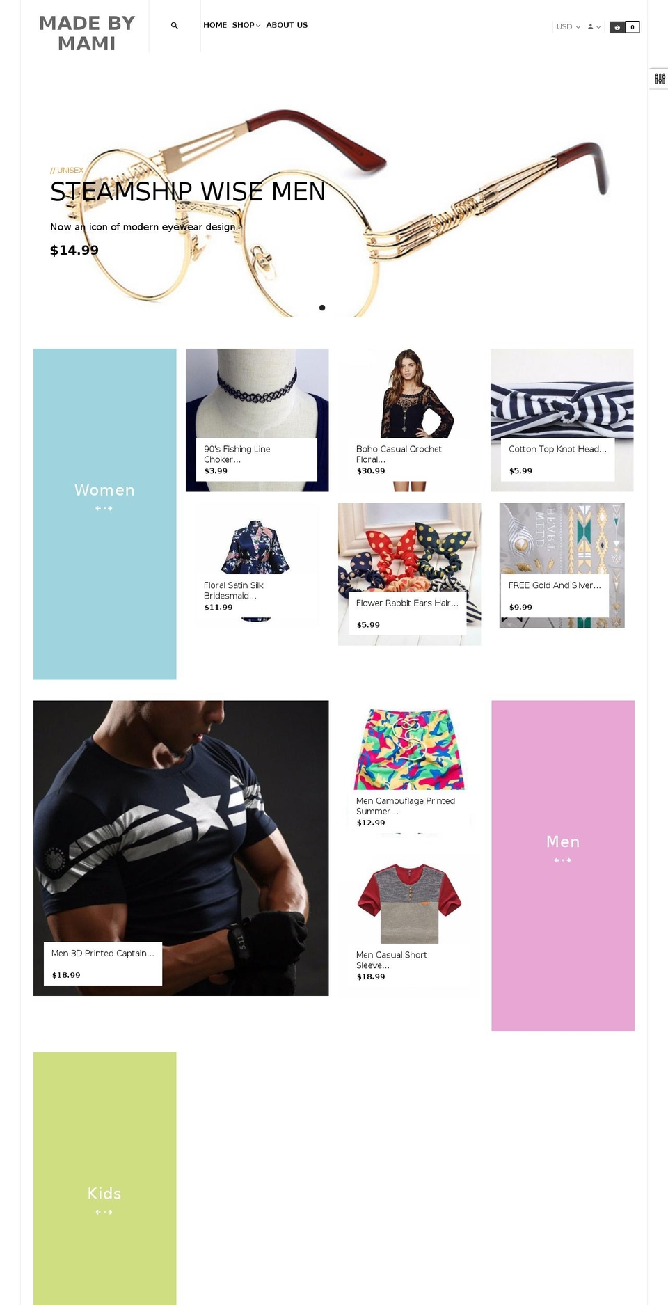 madebymami.com shopify website screenshot