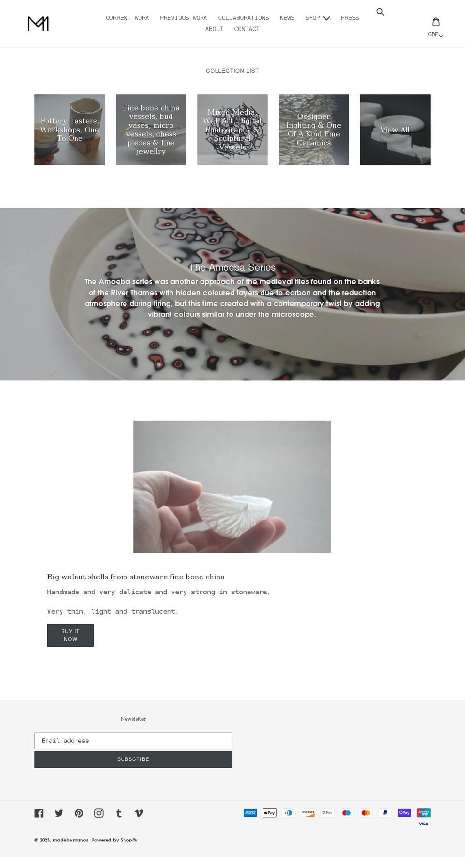 madebymanos.myshopify.com shopify website screenshot