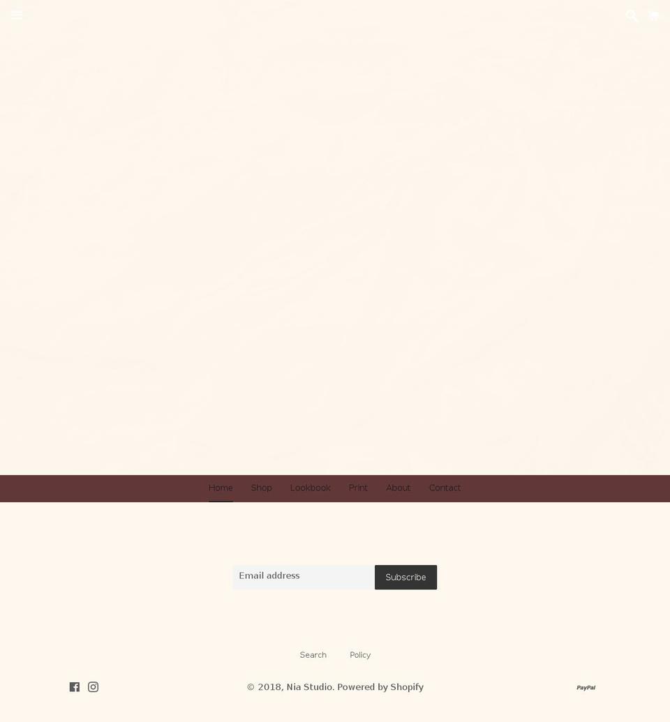 madebynia.com — Shopify storefront screenshot