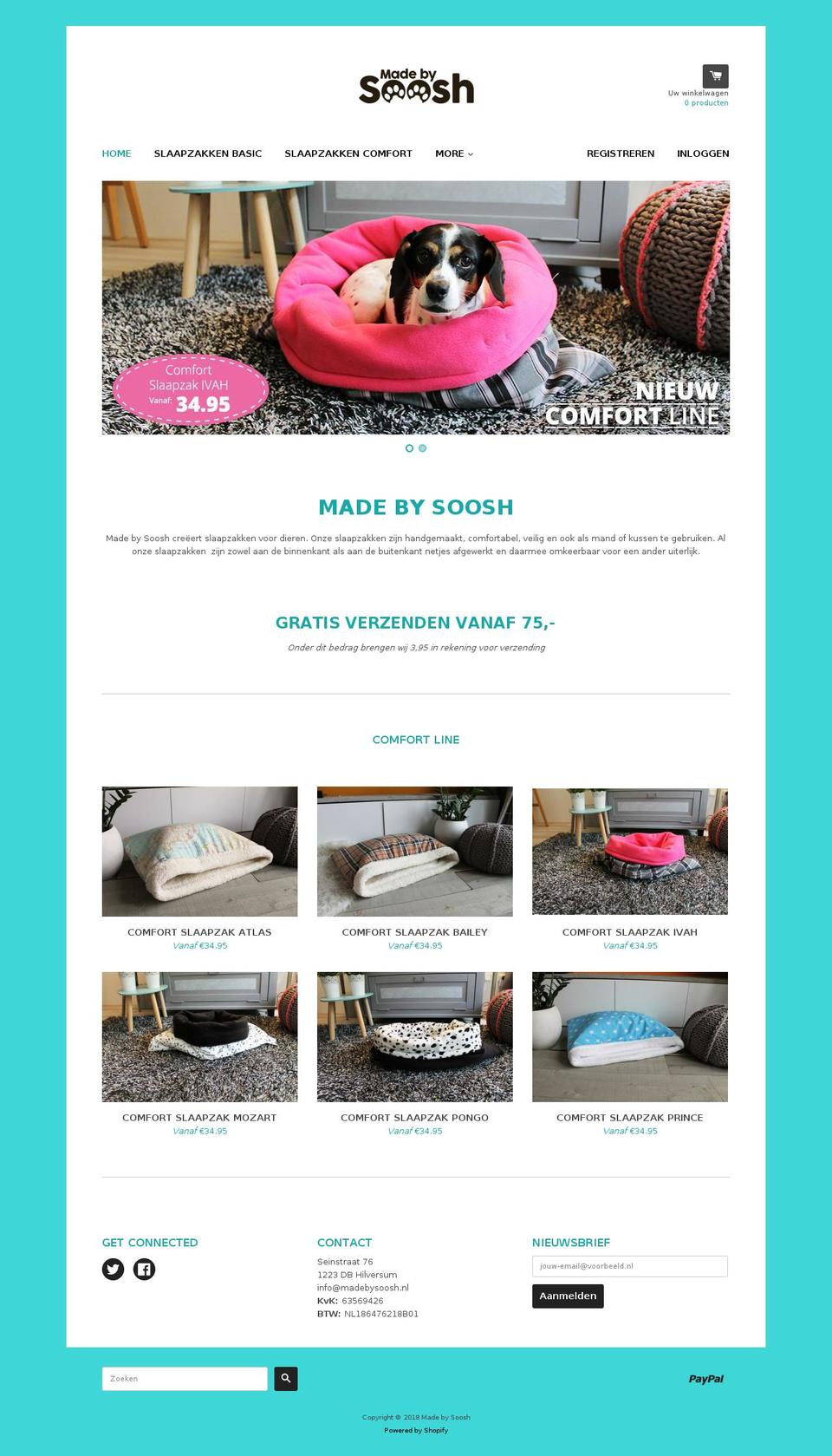 madebysoosh.nl shopify website screenshot