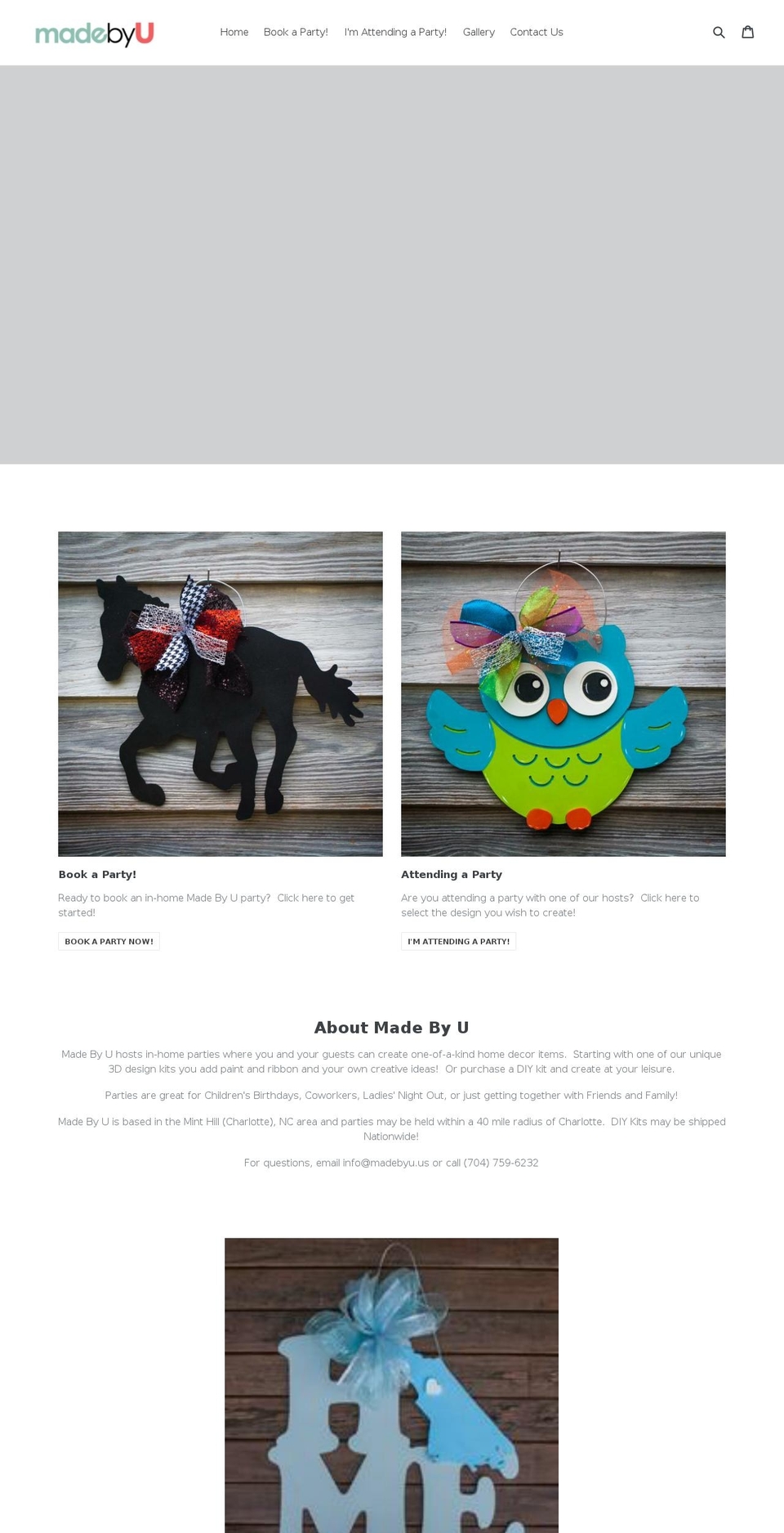 madebyu.us shopify website screenshot