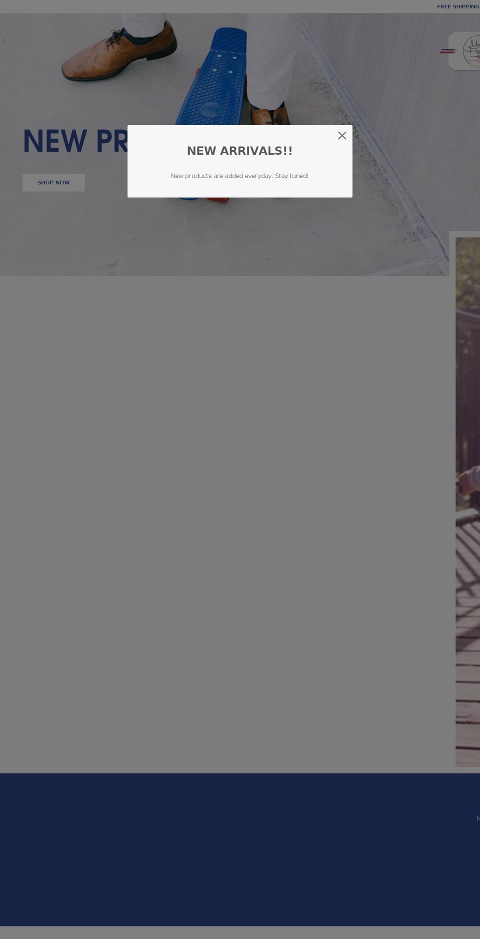 madeenfrance.com — Shopify storefront screenshot