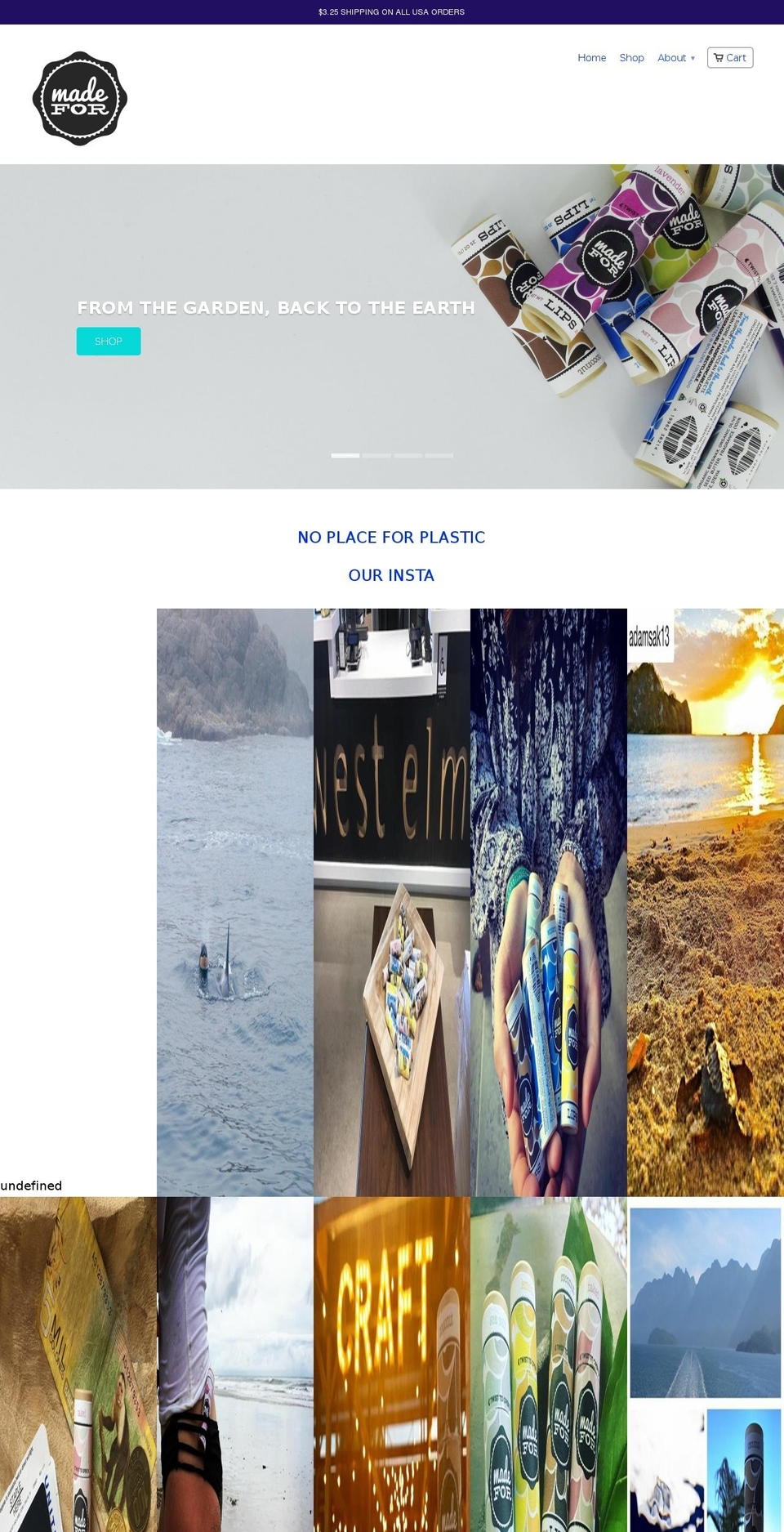 madeforlips.com shopify website screenshot