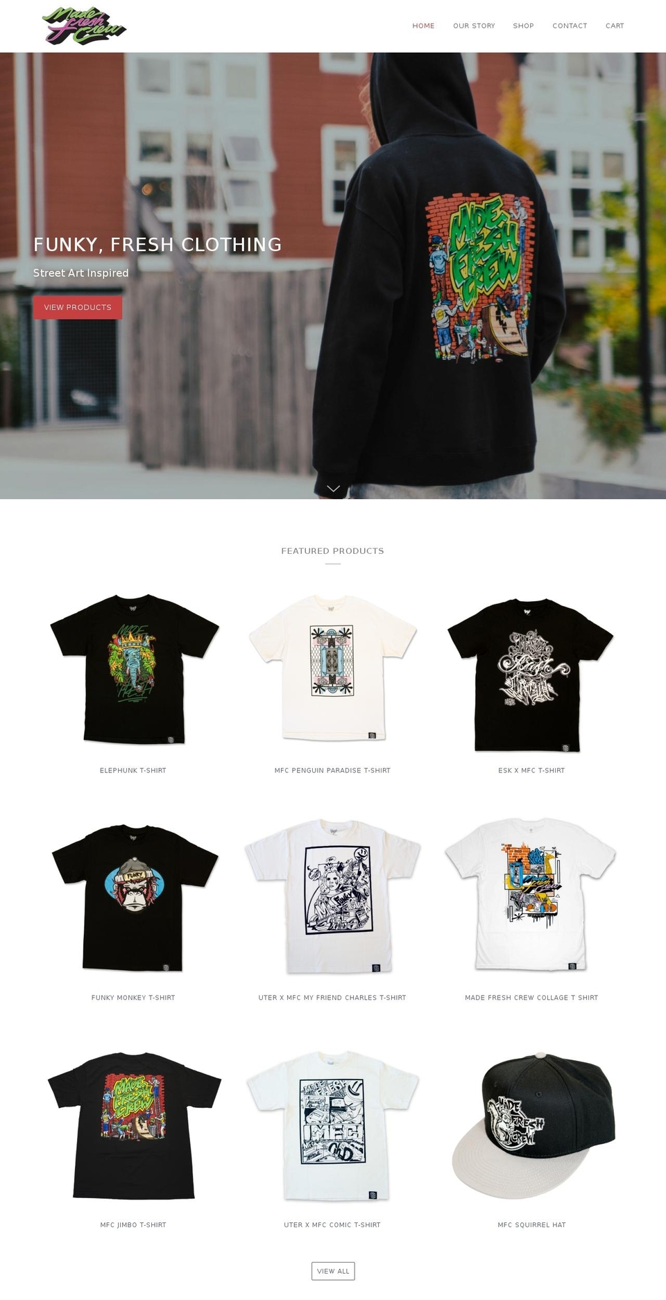 madefreshcrew.com shopify website screenshot