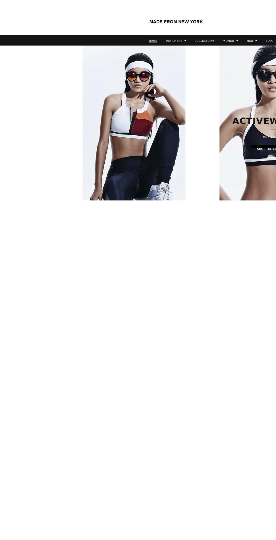 madefromnewyork.com shopify website screenshot