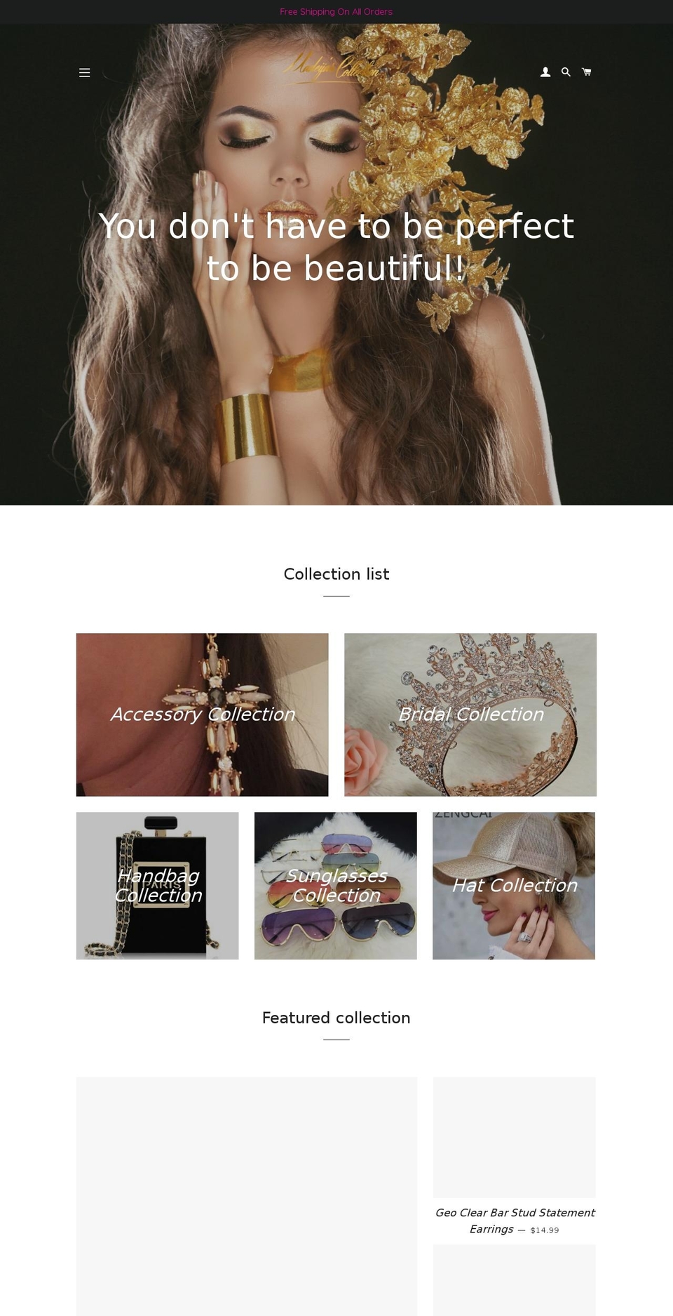 madeijas.com — Shopify storefront screenshot
