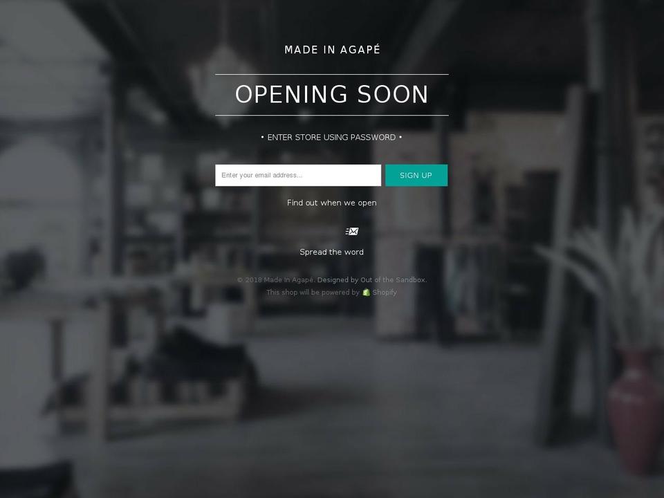madeinagape.com shopify website screenshot