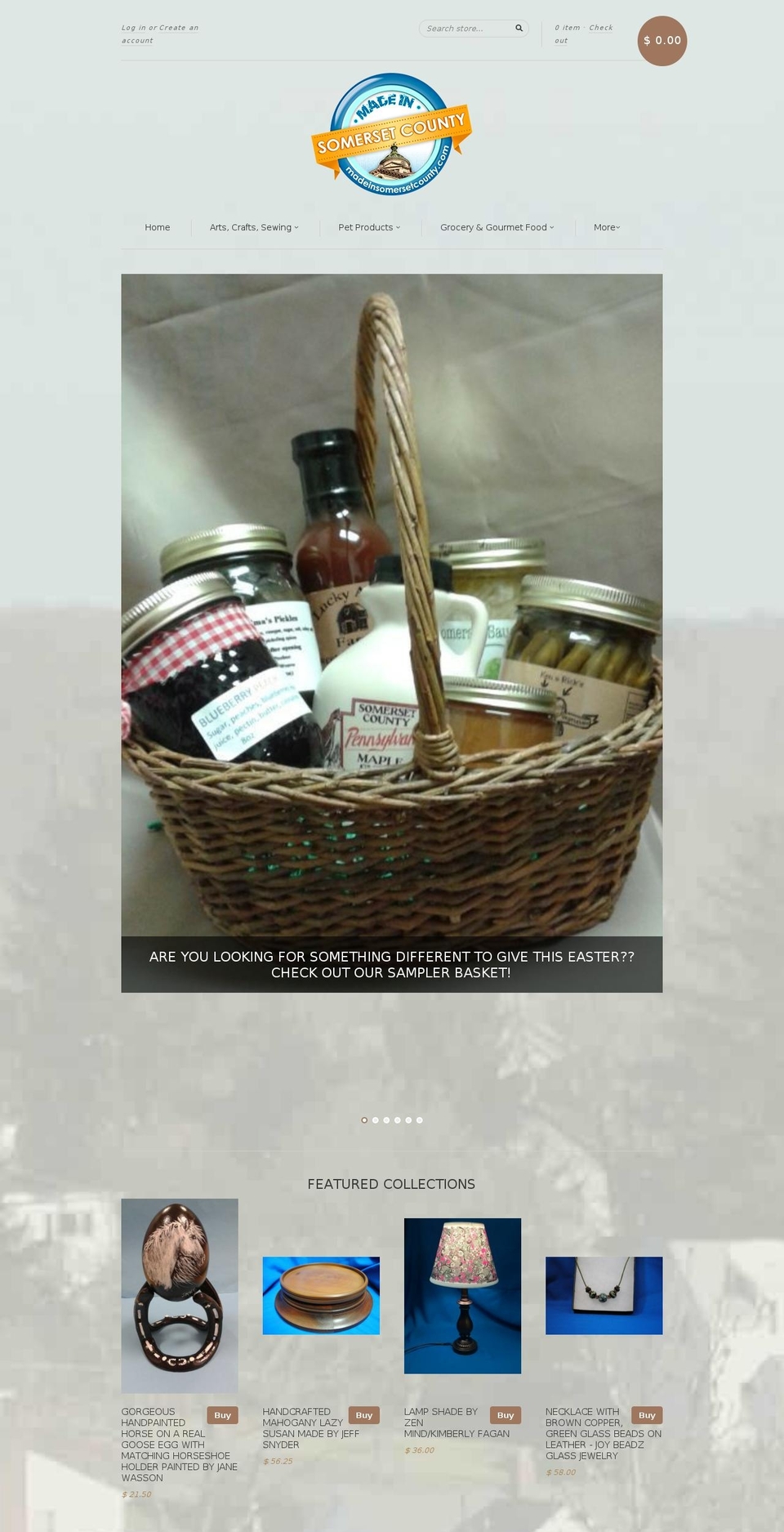 madeinsomersetcounty.com shopify website screenshot