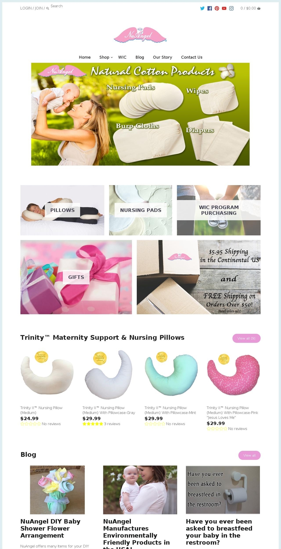 madeintheusababy.com — Shopify storefront screenshot