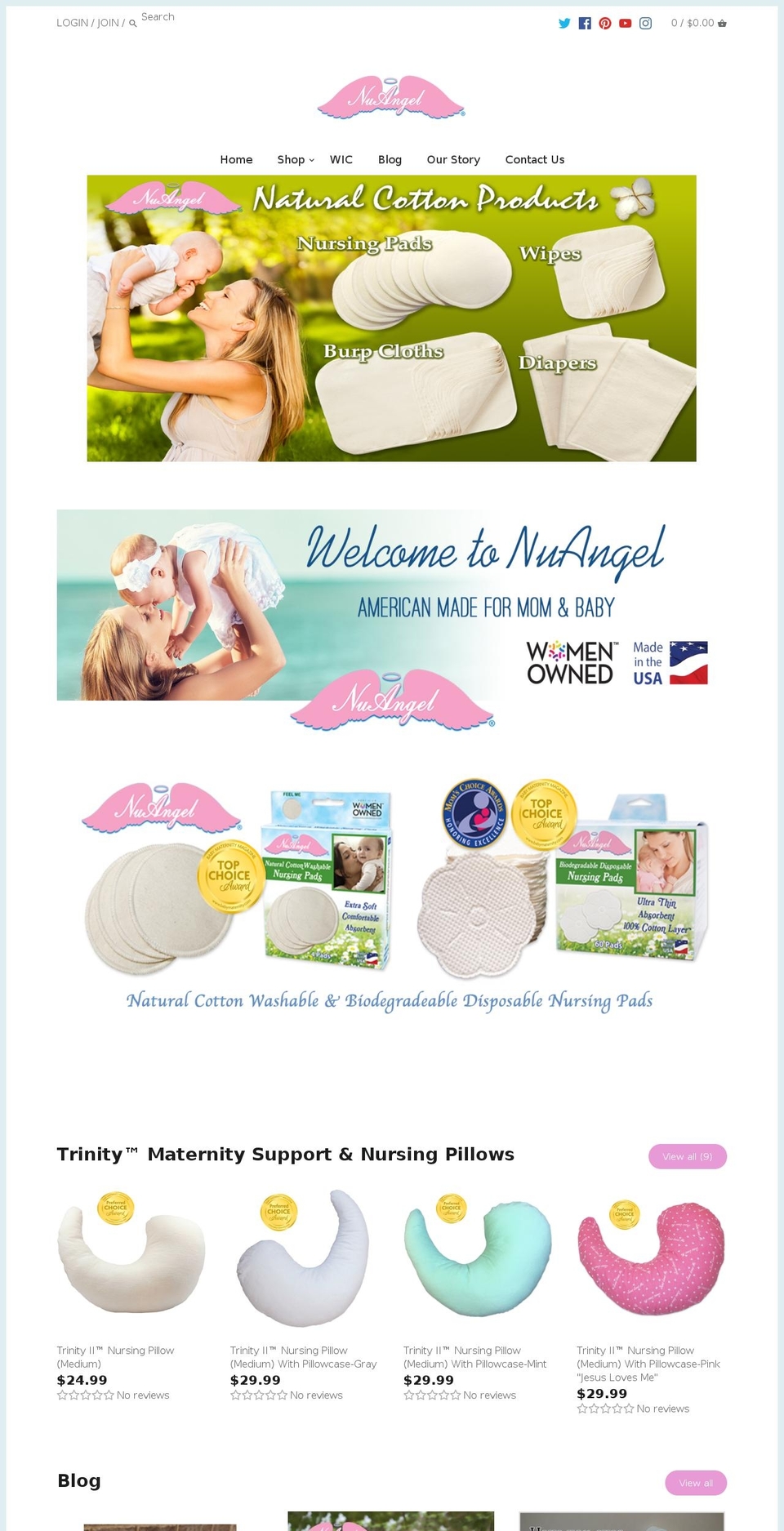 madeinusababy.com — Shopify storefront screenshot