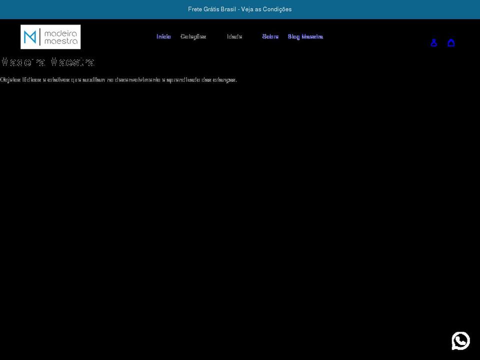madeiramaestra.com shopify website screenshot
