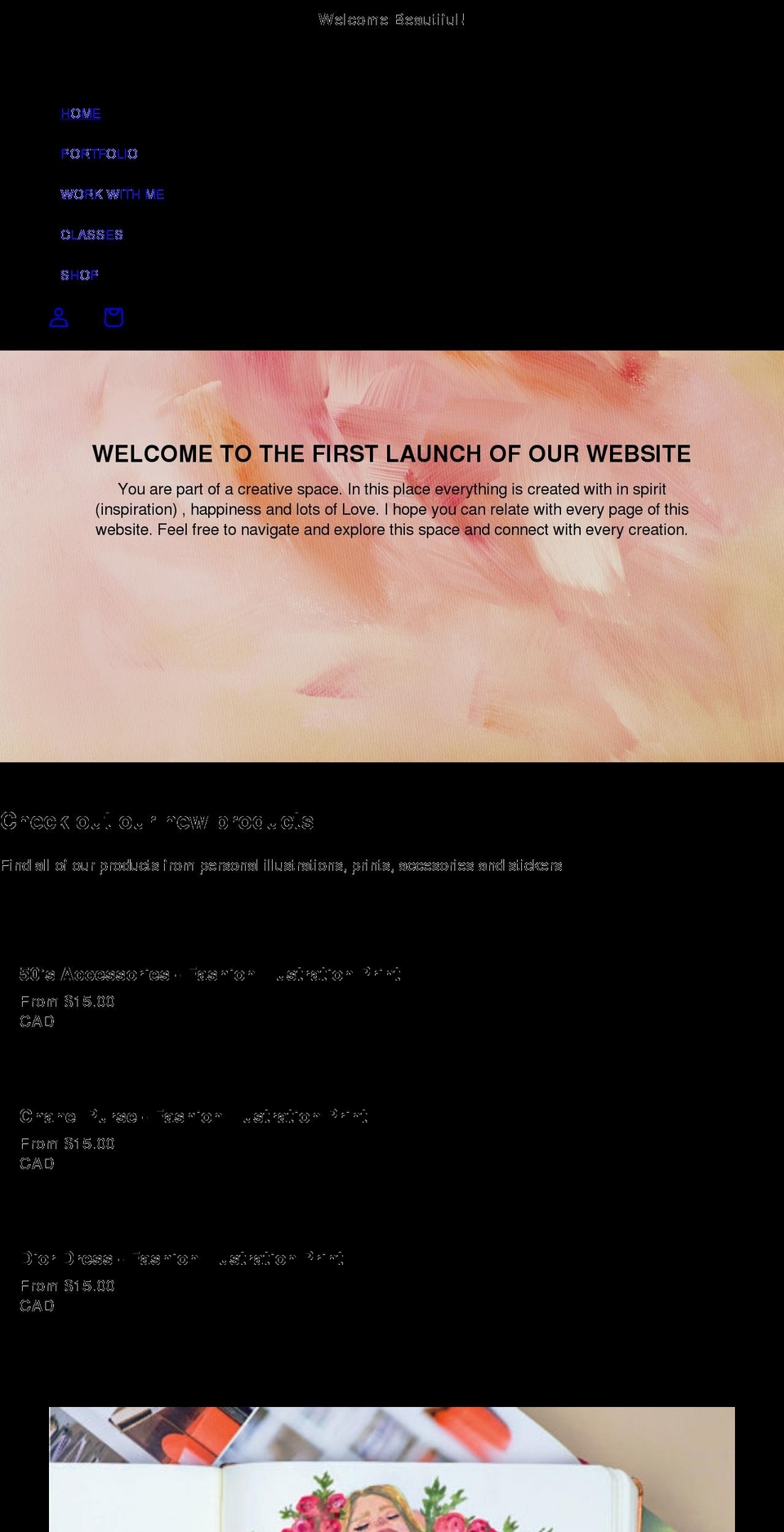 madelenmolina.com shopify website screenshot