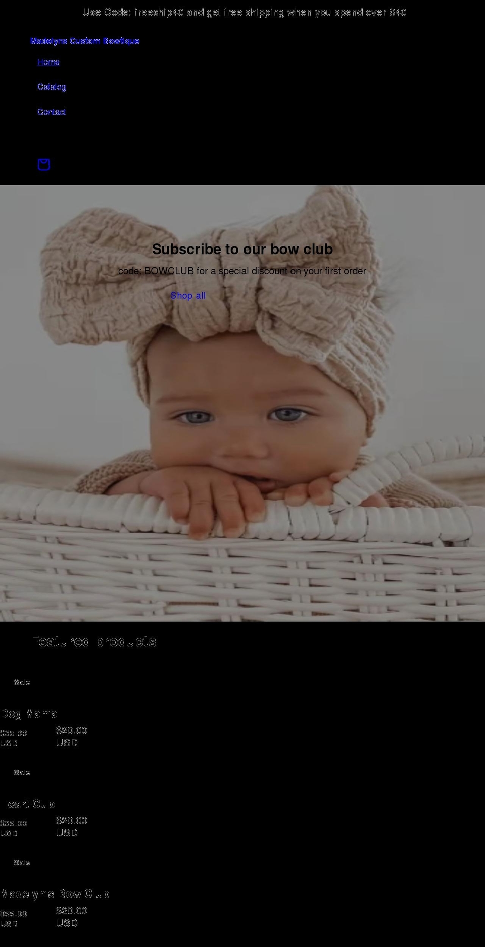 madelynsboutique.com shopify website screenshot
