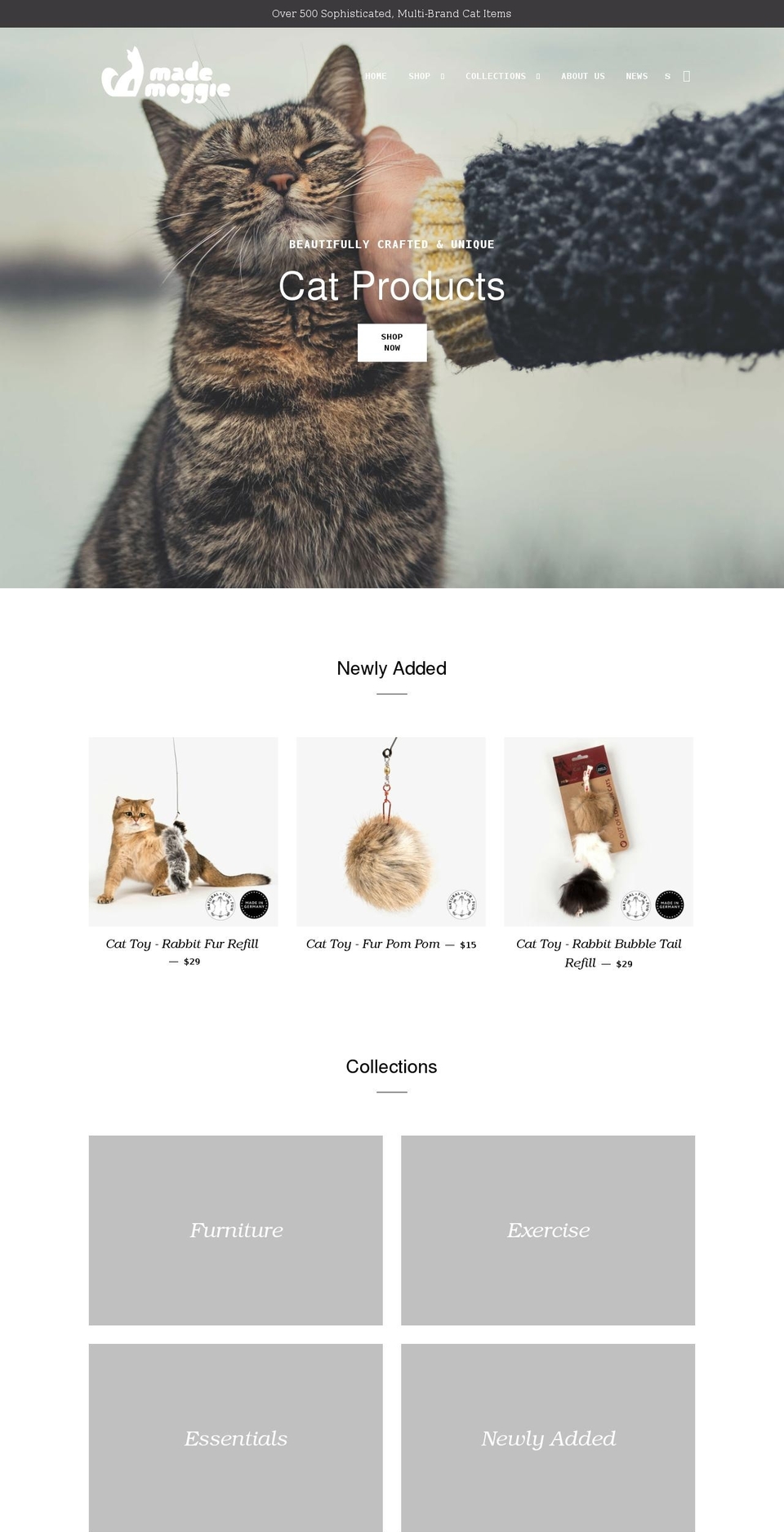 mademoggie.com.au shopify website screenshot