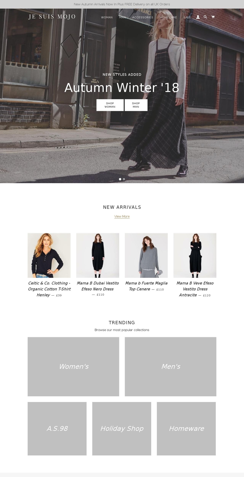 mademoisellemojo.com — Shopify storefront screenshot